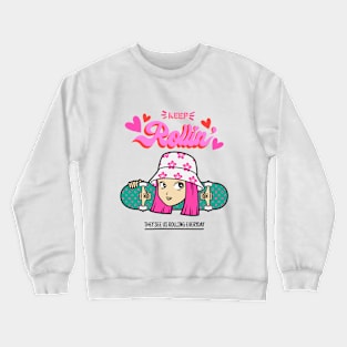 Keep rollin' Skating Crewneck Sweatshirt